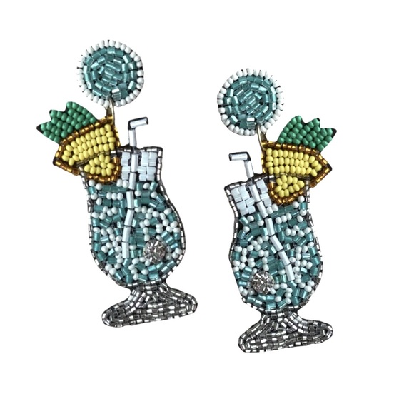 NWT Treasure Pina Colada Beaded Earrings - Picture 4 of 6